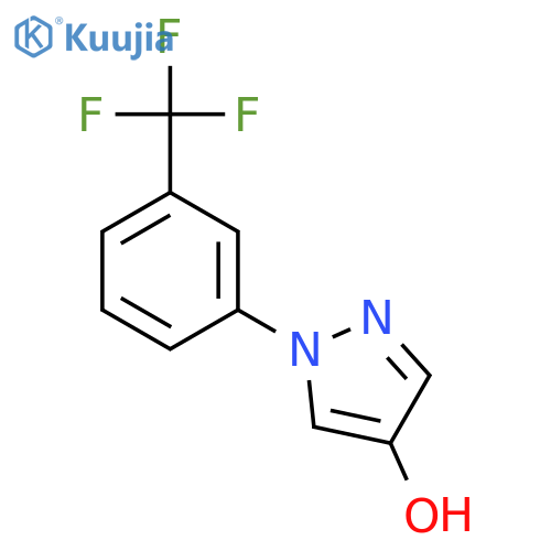 1-3-(Trifluoromethyl)phenyl-1H-pyrazol-4-ol structure