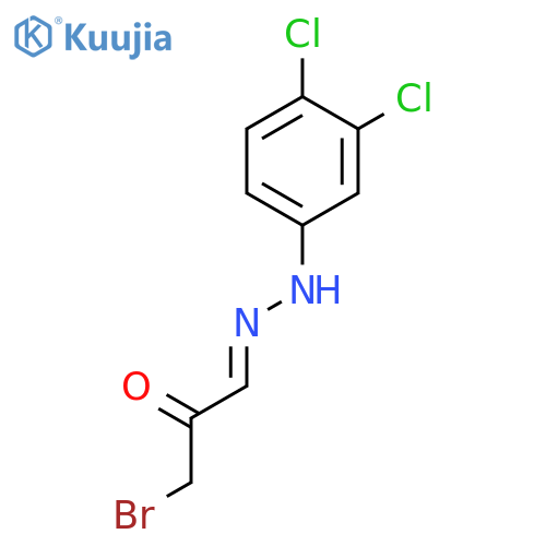 PROPANAL, 3-BROMO-2-OXO-, 1-[(3,4-DICHLOROPHENYL)HYDRAZONE] structure