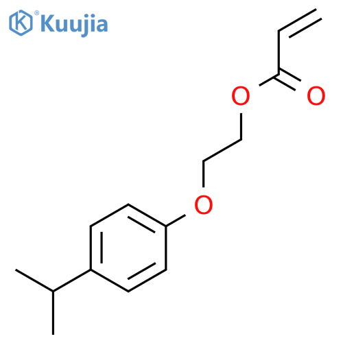 2-Propenoic acid, 2-[4-(1-methylethyl)phenoxy]ethyl ester structure
