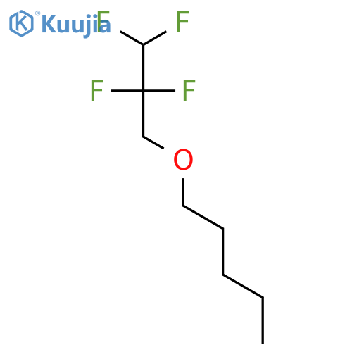 PENTANE, 1-(2,2,3,3-TETRAFLUOROPROPOXY)- structure