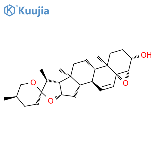 Spirost-6-en-3-ol, 4,5-epoxy-, (3b,4b,5b,25R)- structure