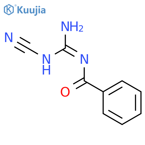 N-[amino-(cyanoamino)methylidene]benzamide structure