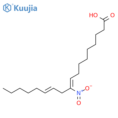 9,12-Octadecadienoicacid, 10-nitro-, (9E,12Z)- structure
