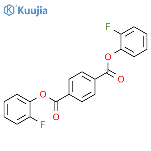 1,4-BENZENEDICARBOXYLIC ACID, BIS(2-FLUOROPHENYL) ESTER structure