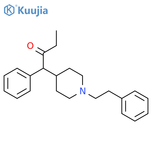 2-Butanone, 1-phenyl-1-[1-(2-phenylethyl)-4-piperidinyl]- structure