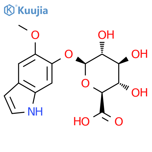 5-Methoxyindol-6-yl D-glucosiduronic Acid structure