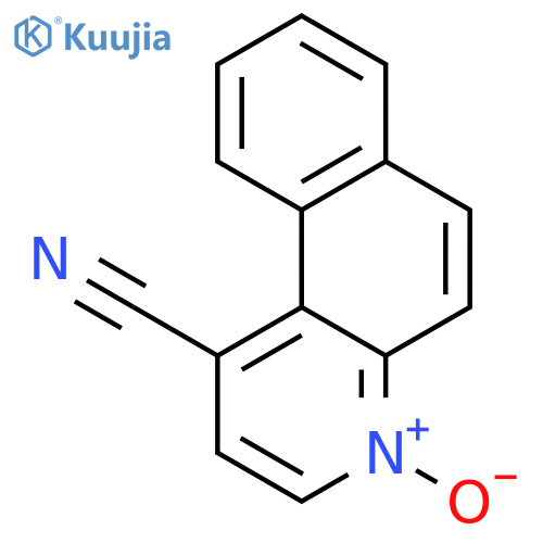 Benzo[f]quinoline-1-carbonitrile, 4-oxide structure