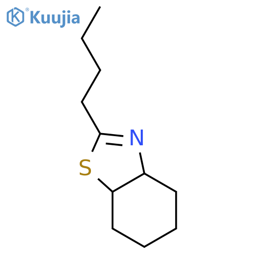 Benzothiazole, 2-butyl-3a,4,5,6,7,7a-hexahydro-, cis- structure