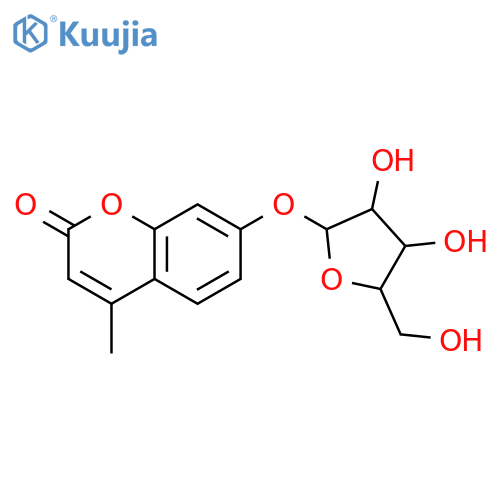 4-Methylumbelliferyl alpha-L-Arabinosfuranoside structure
