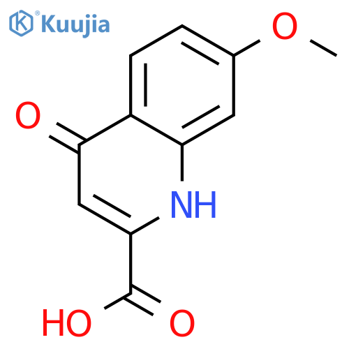 7-Methoxy-4-oxo-1,4-dihydroquinoline-2-carboxylic acid structure