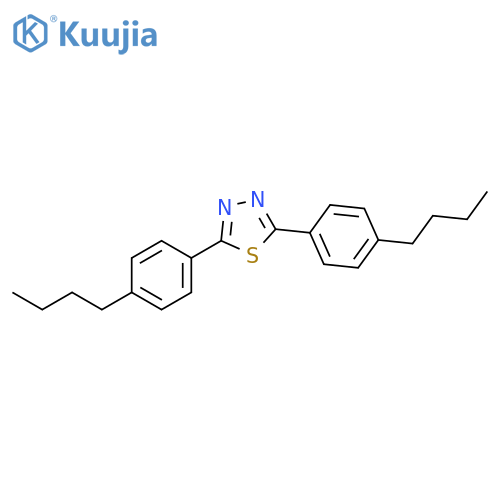 1,3,4-Thiadiazole, 2,5-bis(4-butylphenyl)- structure