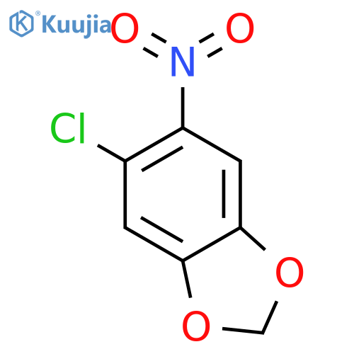 5-chloro-6-nitrobenzo[d][1,3]dioxole structure