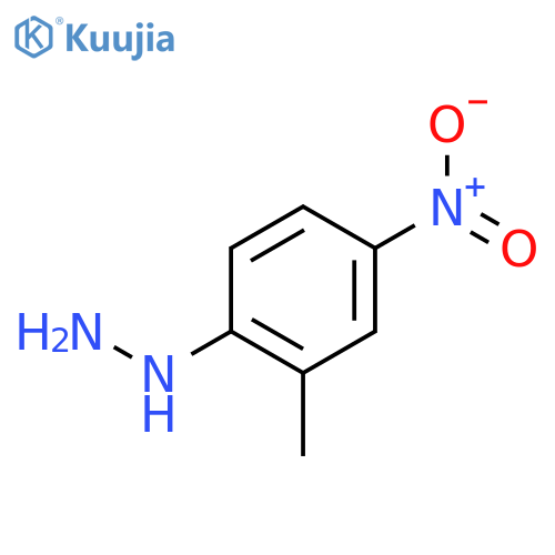 (2-methyl-4-nitrophenyl)hydrazine structure