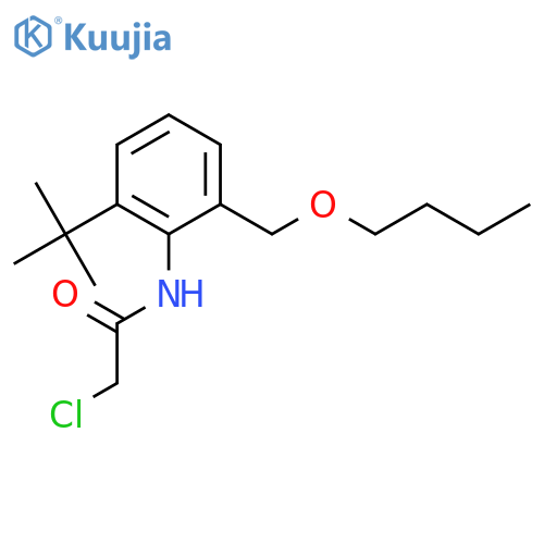 ACETAMIDE, N-[2-(BUTOXYMETHYL)-6-(1,1-DIMETHYLETHYL)PHENYL]-2-CHLORO- structure