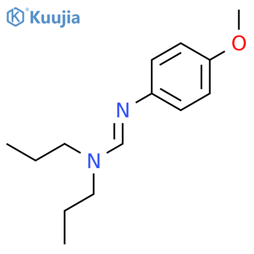 Methanimidamide, N'-(4-methoxyphenyl)-N,N-dipropyl- structure