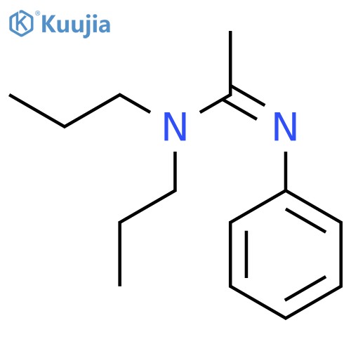 Ethanimidamide, N'-phenyl-N,N-dipropyl- structure