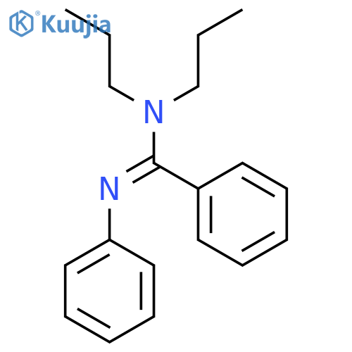 Benzenecarboximidamide, N'-phenyl-N,N-dipropyl- structure