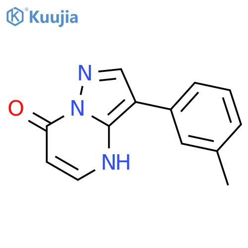PYRAZOLO[1,5-A]PYRIMIDIN-7(4H)-ONE, 3-(3-METHYLPHENYL)- structure