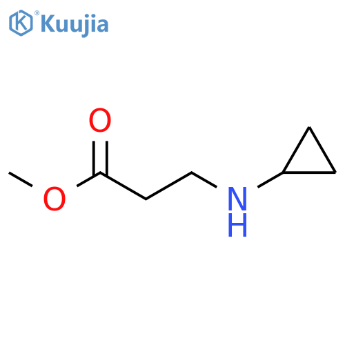 Methyl 3-(cyclopropylamino)propanoate structure
