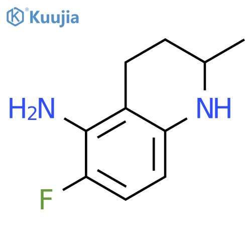 5-Quinolinamine, 6-fluoro-1,2,3,4-tetrahydro-2-methyl- structure