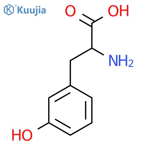 DL-m-Tyrosine structure