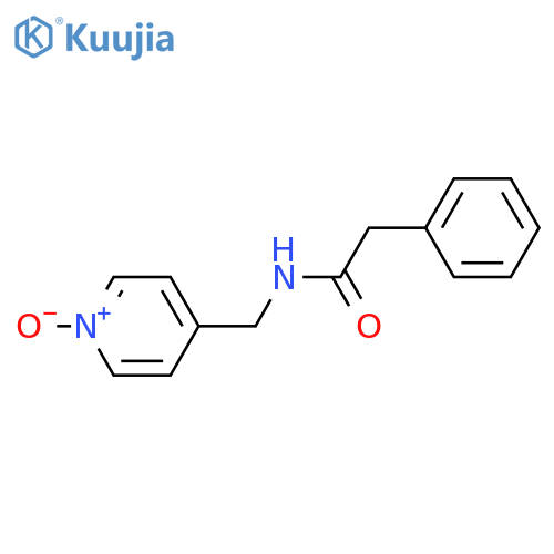 Benzeneacetamide, N-[(1-oxido-4-pyridinyl)methyl]- structure