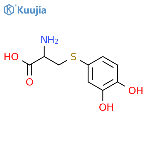 L-Cysteine,S-(3,4-dihydroxyphenyl)- structure