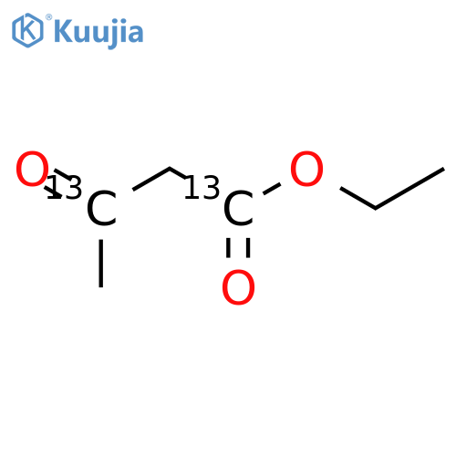 Butanoic-1,3-13C2 acid,3-oxo-, ethyl ester (9CI) structure