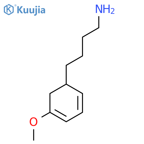 4-(5-Methoxycyclohexa-2,4-dien-1-yl)butan-1-amine structure