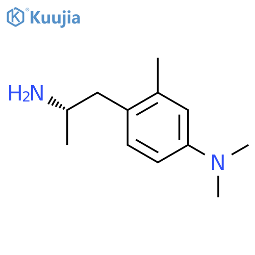 4-(2S)-2-aminopropyl-N,N,3-trimethylaniline structure
