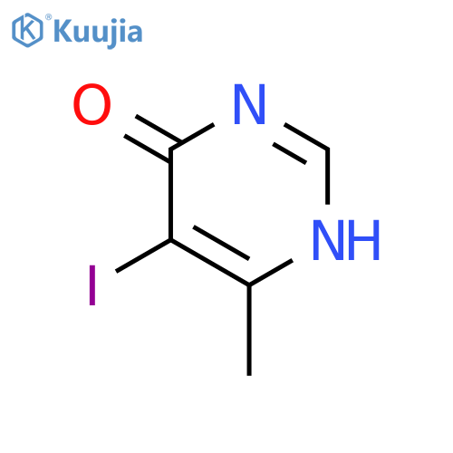 5-Iodo-6-methylpyrimidin-4-ol structure