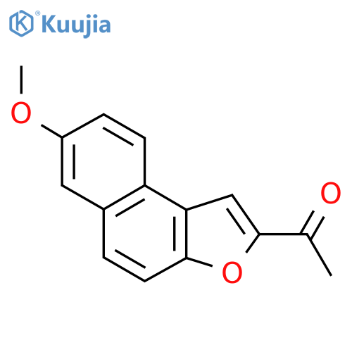 Ethanone,1-(7-methoxynaphtho[2,1-b]furan-2-yl)- structure