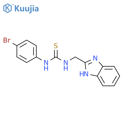 Thiourea, N-(1H-benzimidazol-2-ylmethyl)-N'-(4-bromophenyl)- structure