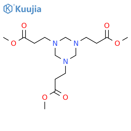 Trimethyl 3,3',3''-(1,3,5-triazinane-1,3,5-triyl)tripropanoate structure