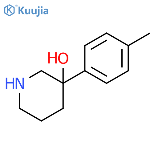 3-(4-METHYLPHENYL)-3-PIPERIDINOL structure