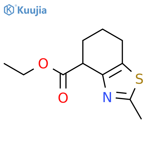 ethyl 2-methyl-4,5,6,7-tetrahydrobenzo[d]thiazole-4-carboxylate structure