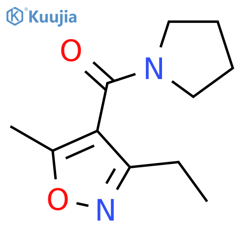 Methanone,(3-ethyl-5-methyl-4-isoxazolyl)-1-pyrrolidinyl- structure
