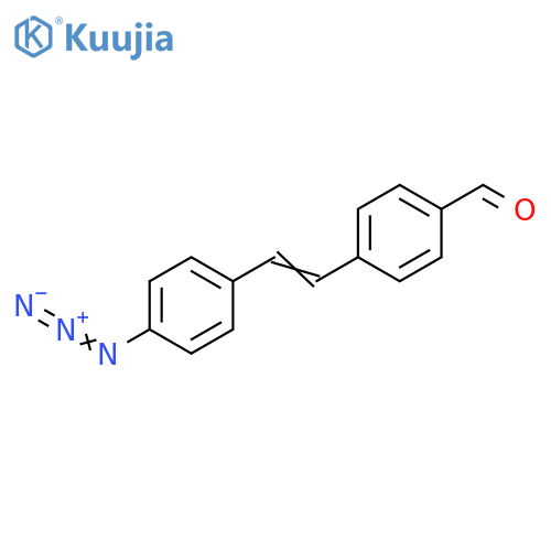 4-2-(4-azidophenyl)ethenylbenzaldehyde structure