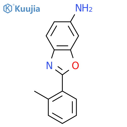 2-(2-Methylphenyl)-1,3-benzoxazol-6-amine structure