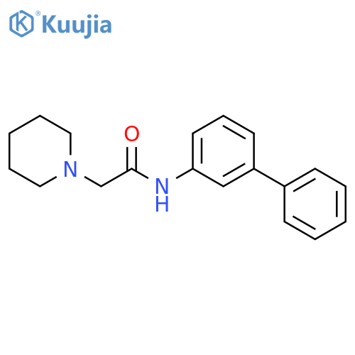 1-Piperidineacetamide, N-[1,1'-biphenyl]-3-yl- structure