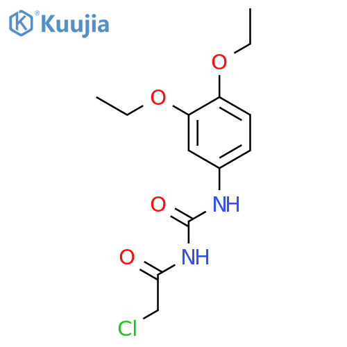 3-(2-Chloroacetyl)-1-(3,4-diethoxyphenyl)urea structure