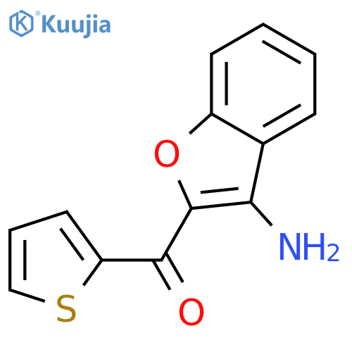 2-(Thiophene-2-carbonyl)-1-benzofuran-3-amine structure