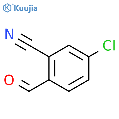 5-Chloro-2-formylbenzonitrile structure