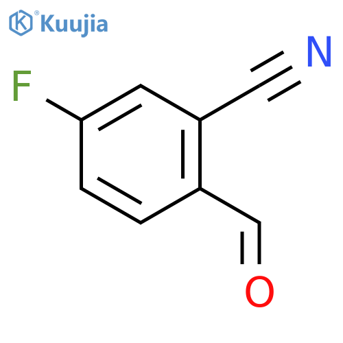 5-fluoro-2-formylbenzonitrile structure