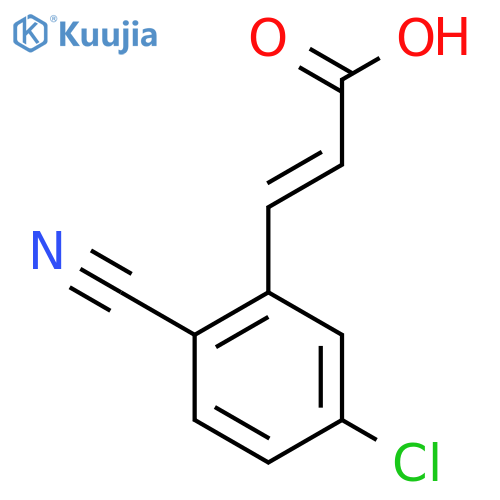 5-Chloro-2-cyanocinnamic acid structure