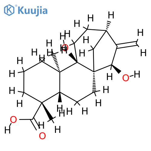 (4R,15R)-9,15-Dihydroxykaur-16-en-18-oic acid structure