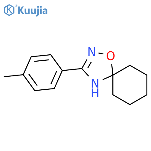 1-OXA-2,4-DIAZASPIRO[4.5]DEC-2-ENE, 3-(4-METHYLPHENYL)- structure