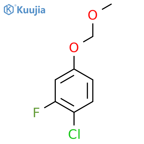 1-Chloro-2-fluoro-4-methoxymethoxy-benzene structure