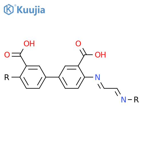 POLY[NITRILO-1,2-ETHANEDIYLIDENENITRILO(3,3'-DICARBOXY[1,1'-BIPHENYL]-4,4'-DIYL)] structure