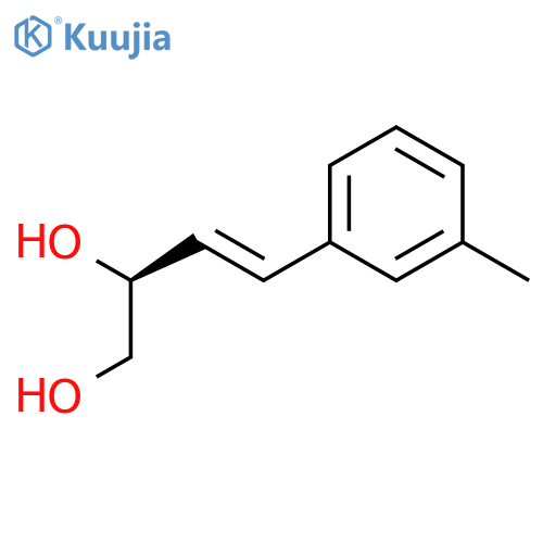 3-BUTENE-1,2-DIOL, 4-(3-METHYLPHENYL)-, (2S,3E)- structure